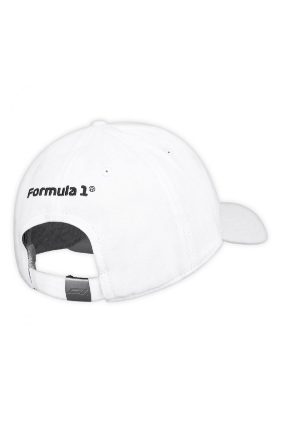Weiße Formel-1-Kappe