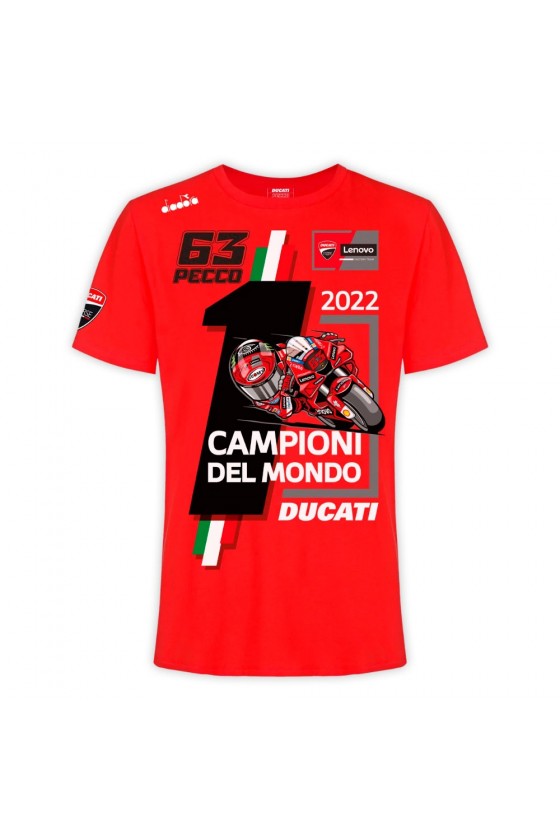Camiseta Francesco Bagnaia World Champion 2022