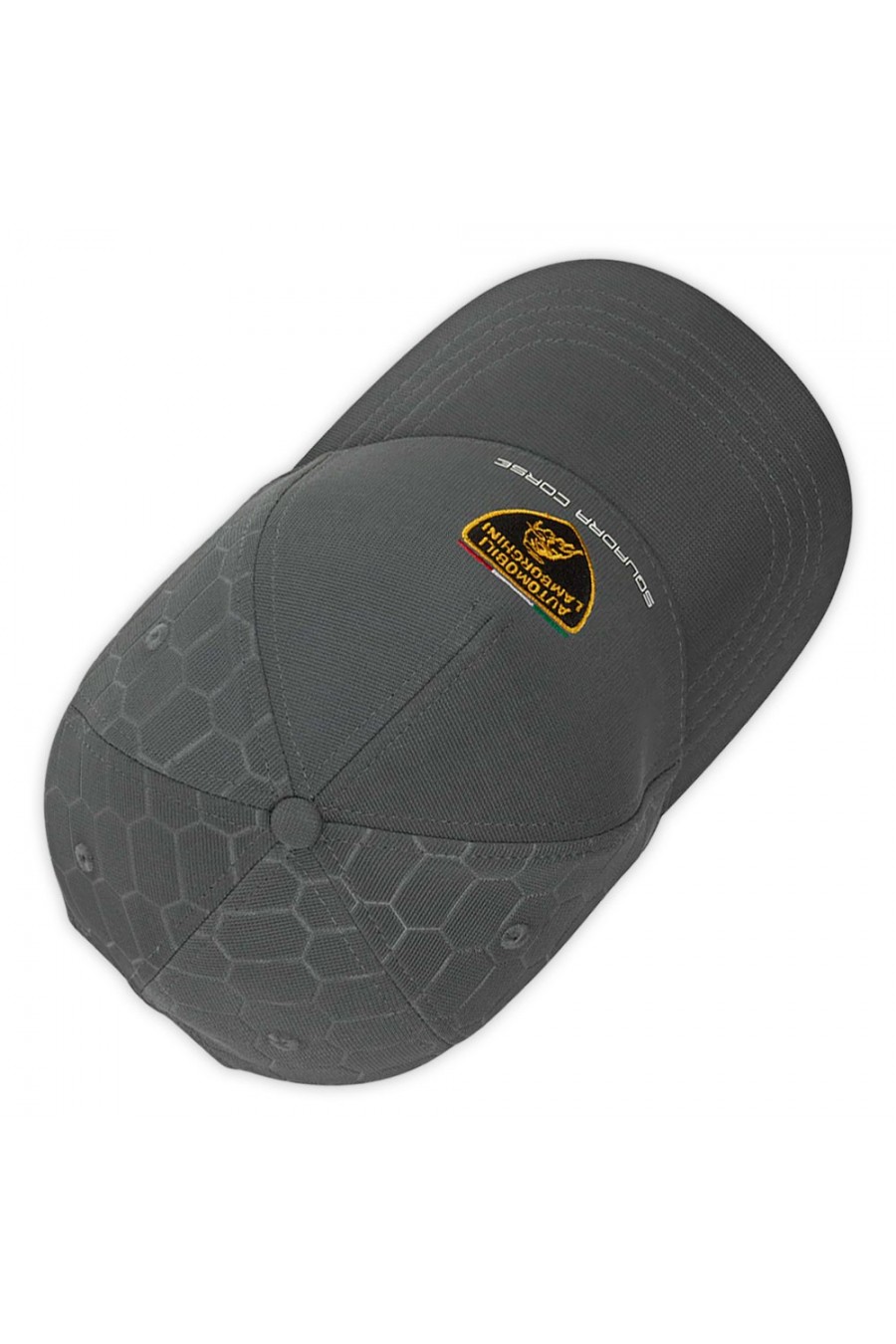 Casquette grise Lamborghini Squadra Corse Travel