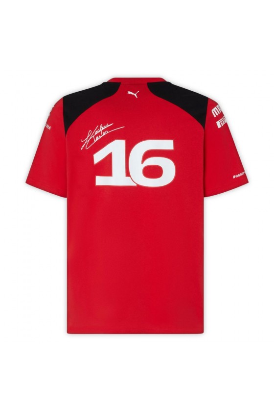 Camiseta Ferrari F1 Charles Leclerc