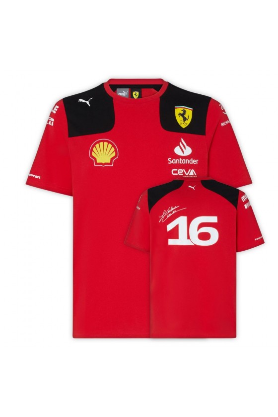 Camiseta Ferrari F1 Charles Leclerc