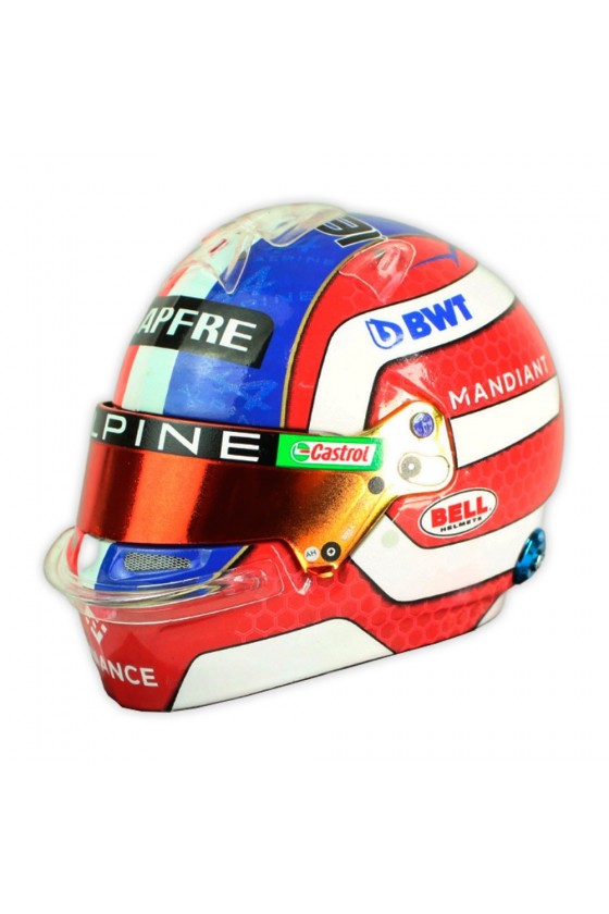 Mini Helmet 1:5 Esteban Ocon 'Alpine F1 Team 2022'