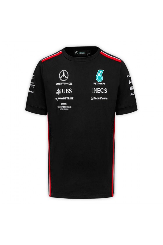 Mercedes F1 svart t-shirt