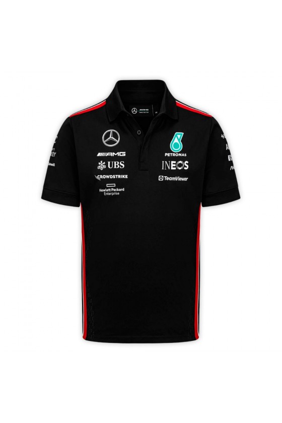 Polo Mercedes F1 Zwart