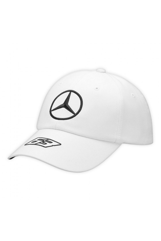 Casquette George Russell Mercedes F1 Blanche