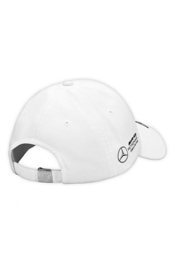 Casquette George Russell Mercedes F1 Blanche