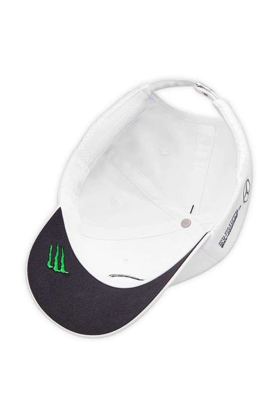 Gorra George Russell Mercedes F1 Blanca