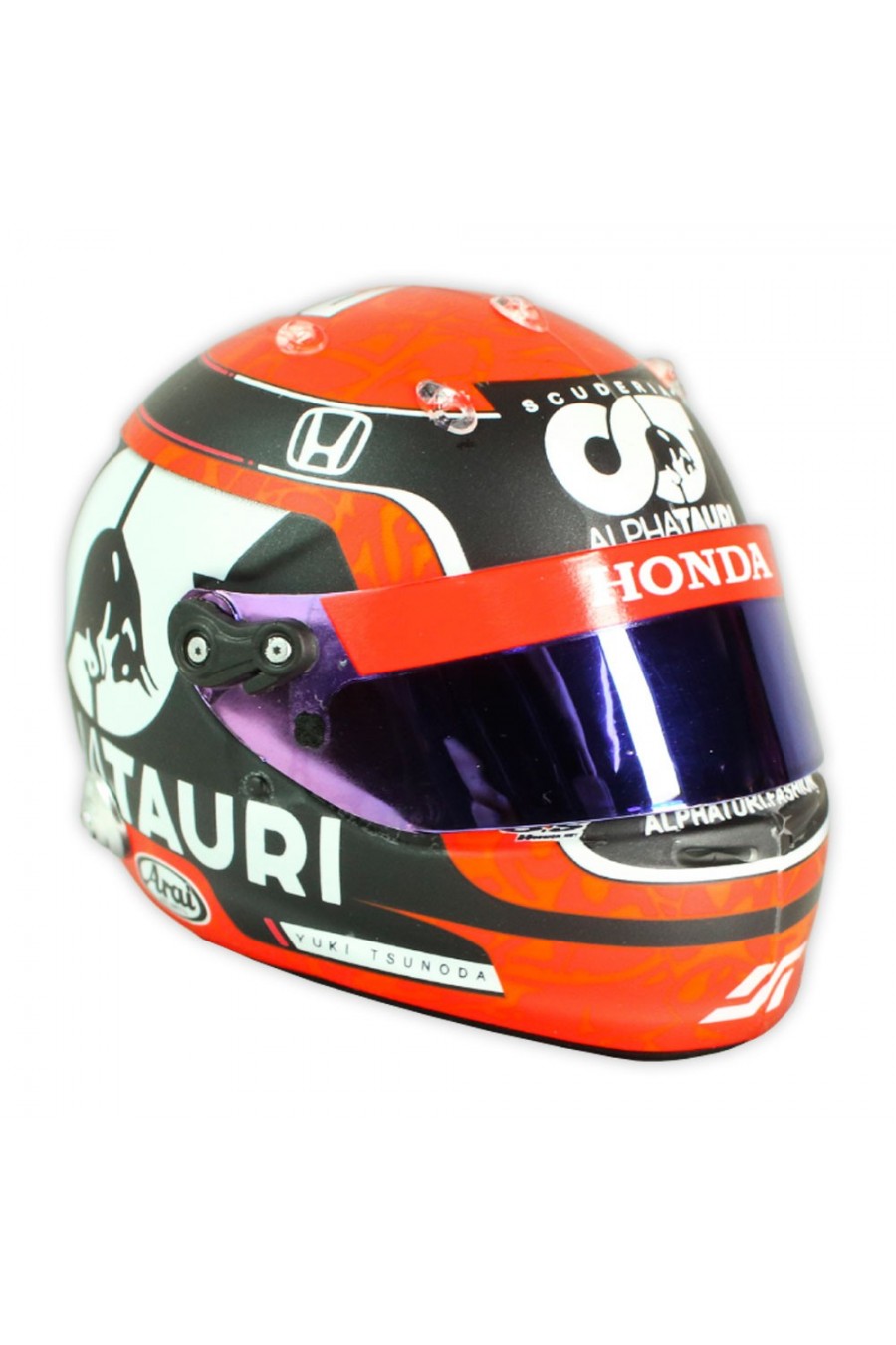 Mini Capacete 1:5 Yuki Tsunoda 'AlphaTauri 2021'