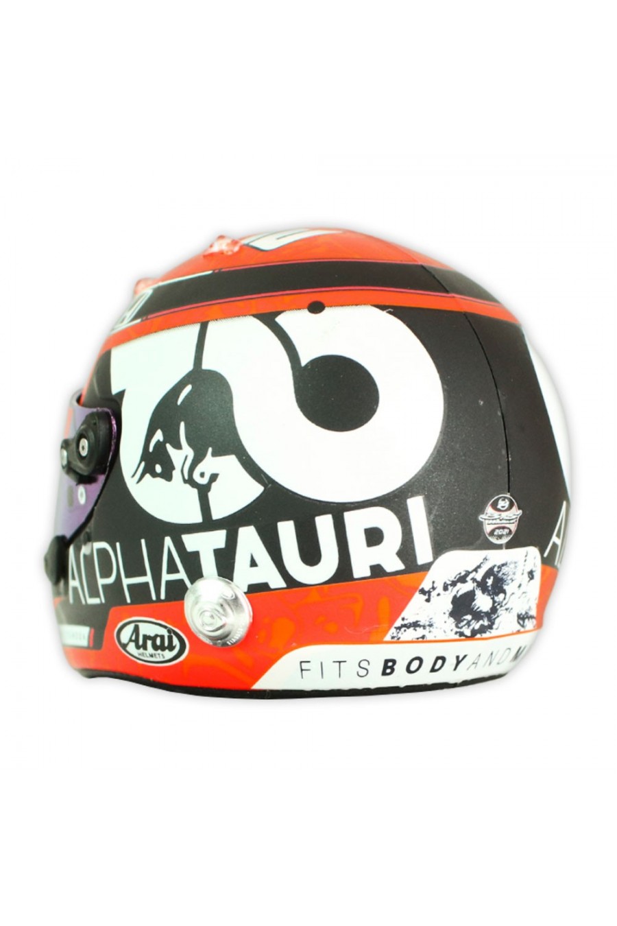 Mini Capacete 1:5 Yuki Tsunoda 'AlphaTauri 2021'
