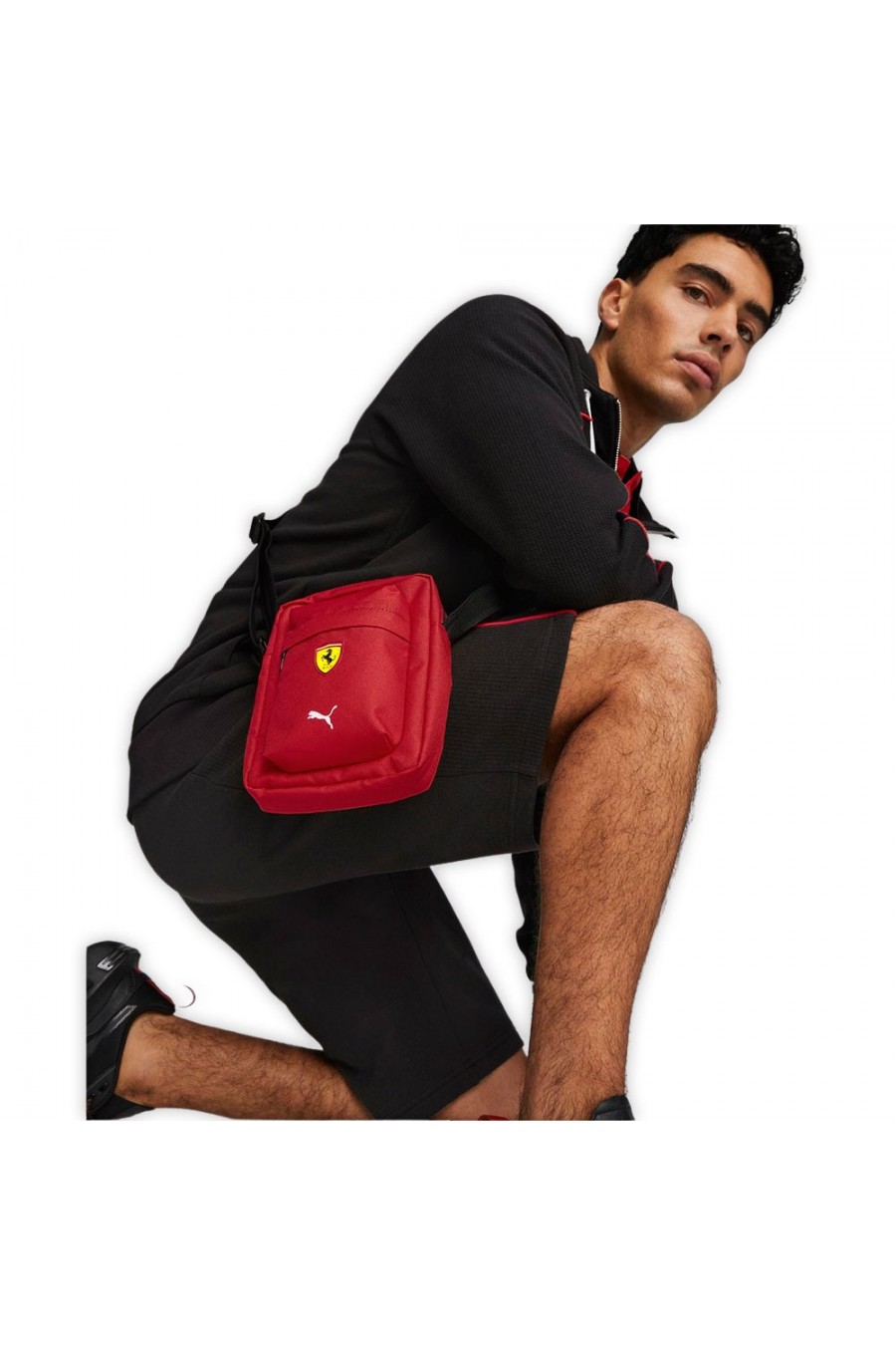 Red Ferrari Race Shoulder Bag