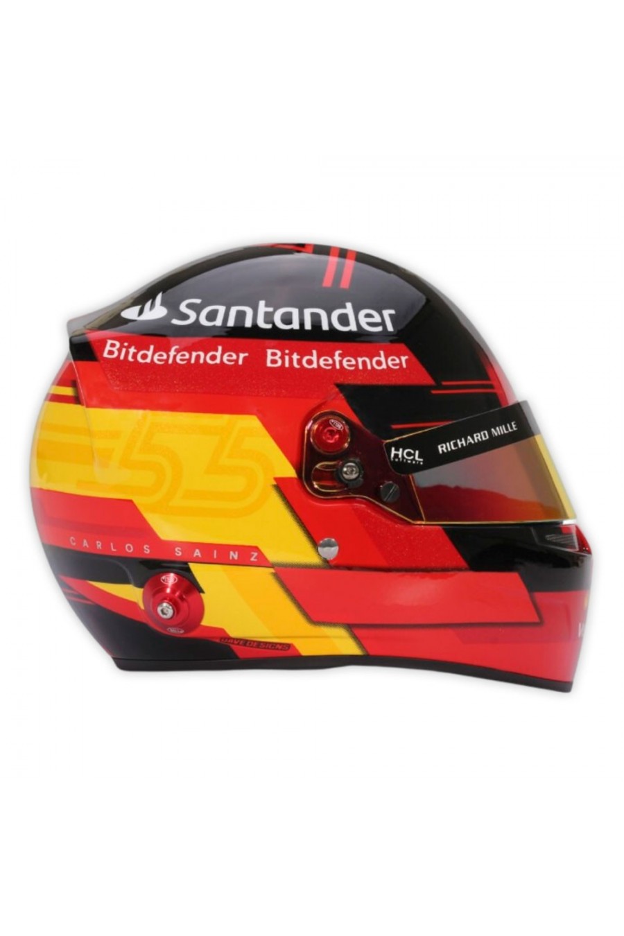 Casco Mini Helmet 1:2 Carlos Sainz 'Ferrari 2023'