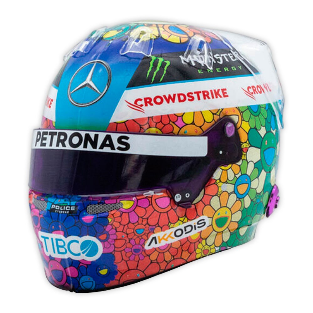 Casco Mini Helmet 1:5 Lewis Hamilton 'Mercedes 2022' GP Japón
