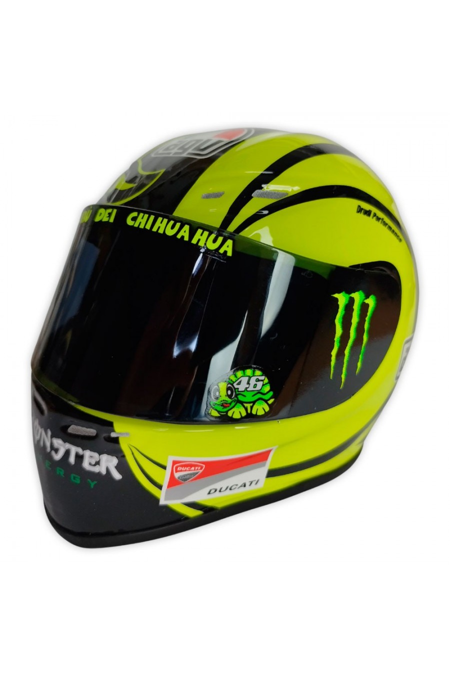 Casco Mini Helmet 1:2 Valentino Rossi 'Ducati 2010' Test