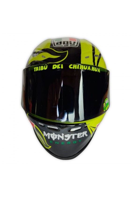 Casco Mini Helmet 1:2 Valentino Rossi 'Ducati 2010' Test Valencia