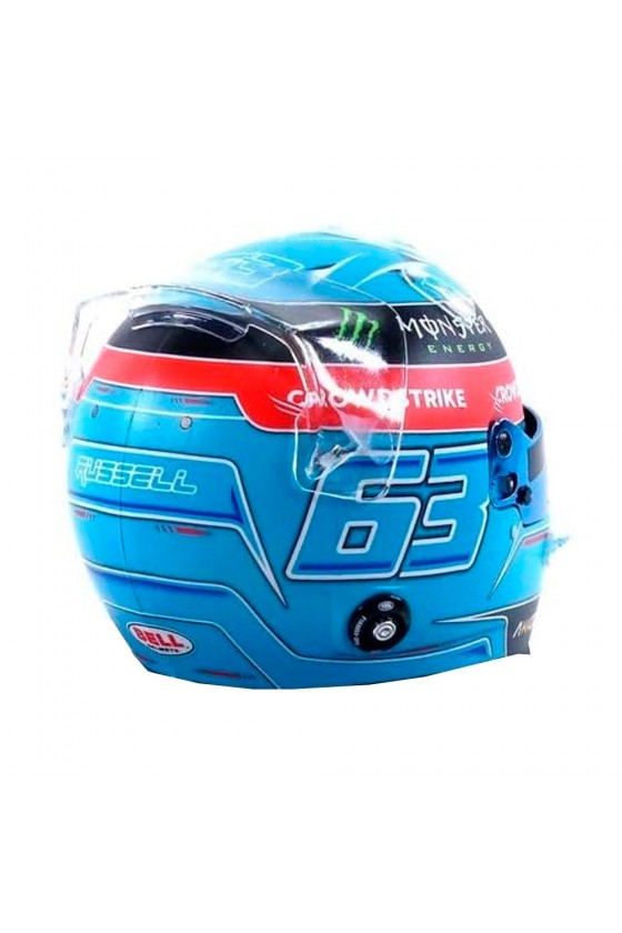 Casco Mini Helmet 1:5 George Russell GP Brazil 2022