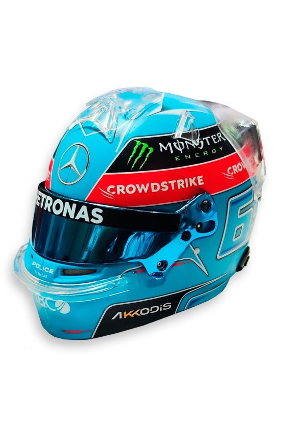 Casco Mini Helmet 1:5 George Russell 'Mercedes 2022' GP Brasil