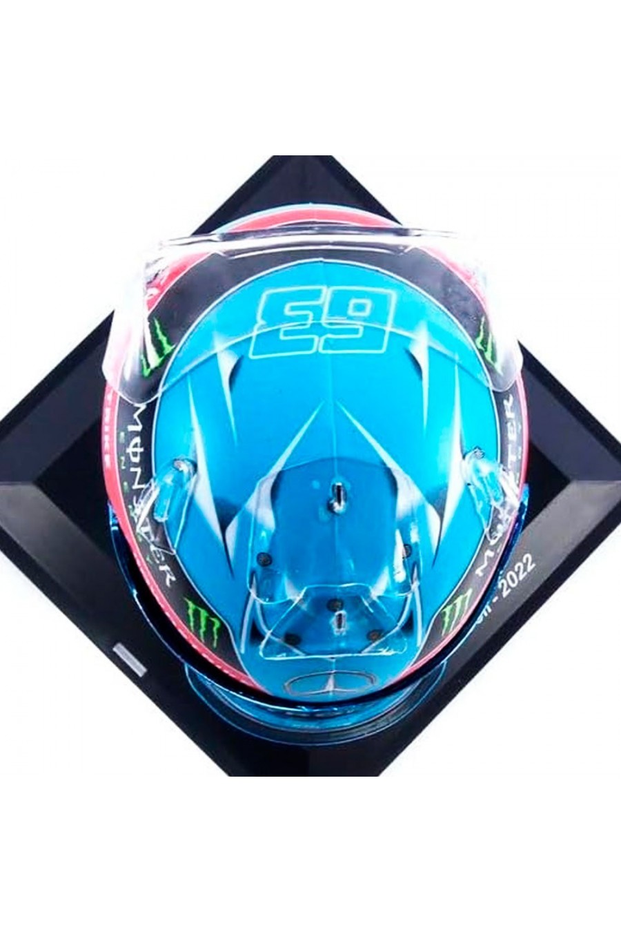 Casco Mini Helmet 1:5 George Russell GP Brazil 2022