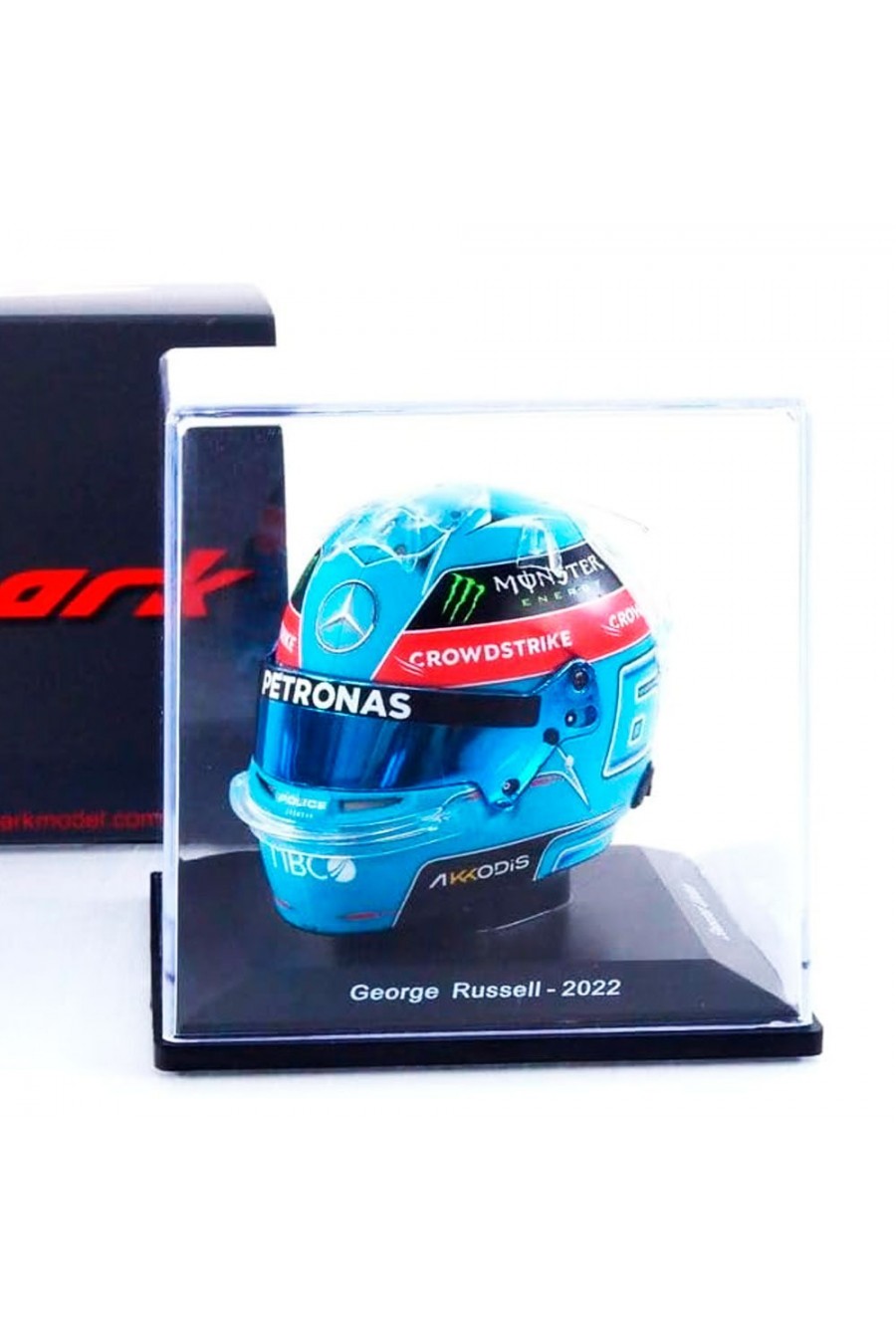 Casco Mini Helmet 1:5 George Russell GP Brazil 2022