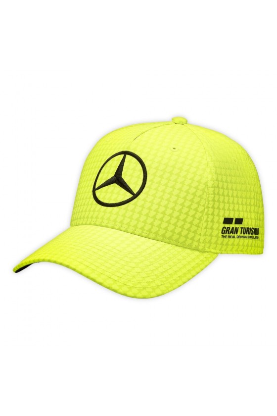Lewis Hamilton Mercedes F1 Cap Neongelb
