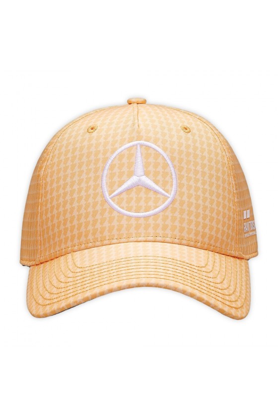 Gorra Lewis Hamilton Mercedes F1 Melocotón