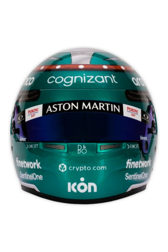 Mini Helmet 1:2 Fernando Alonso 'Aston Martin 2023' Great