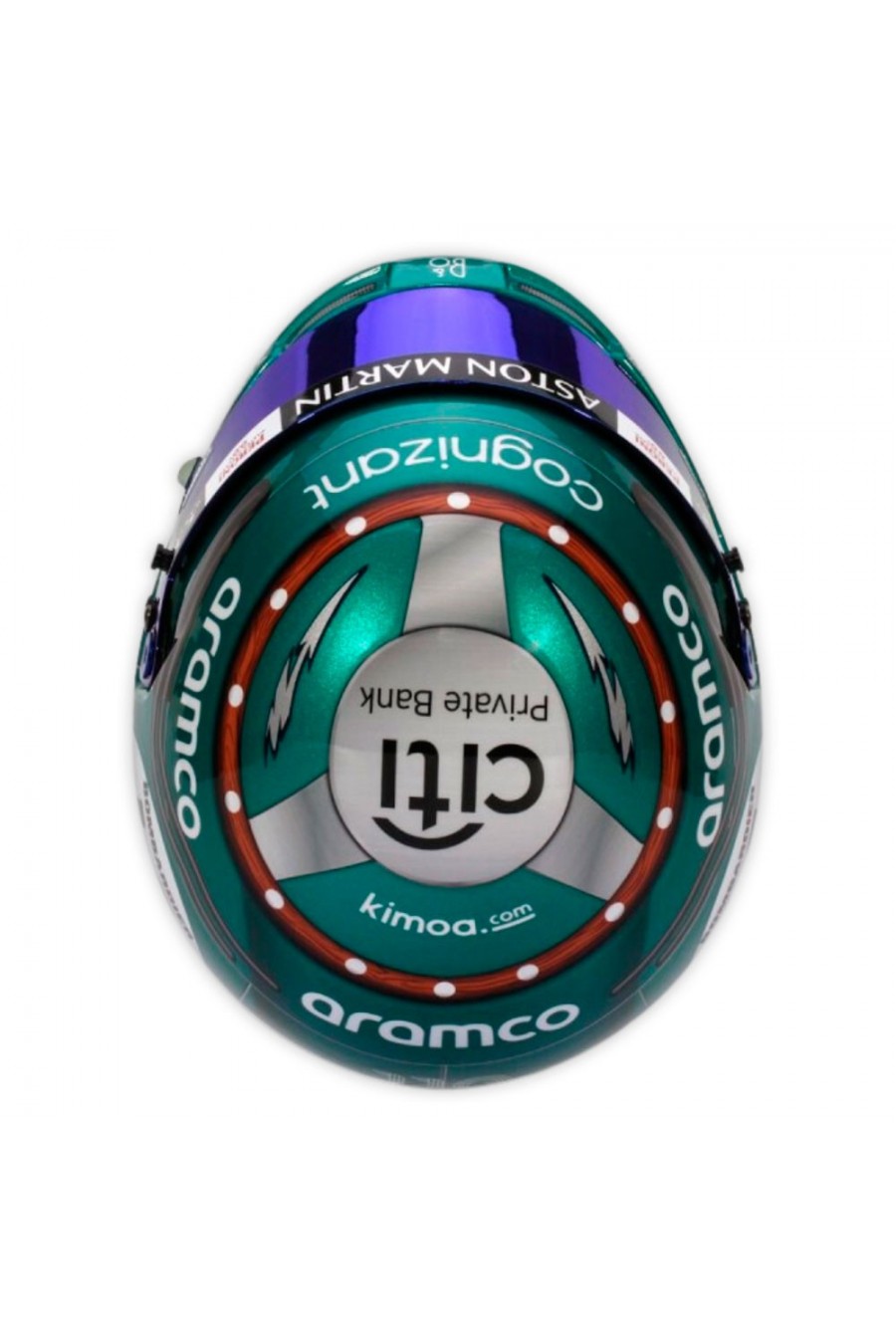 Mini Casque 1:2 Fernando Alonso 'Aston Martin 2023' GP de