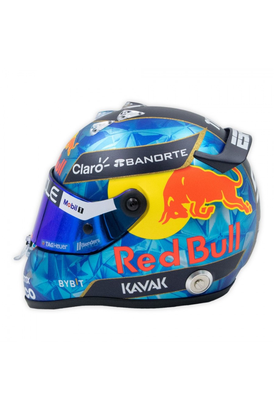 Casco Mini Helmet 1:2 Sergio Pérez 'Red Bull 2023' GP Mónaco