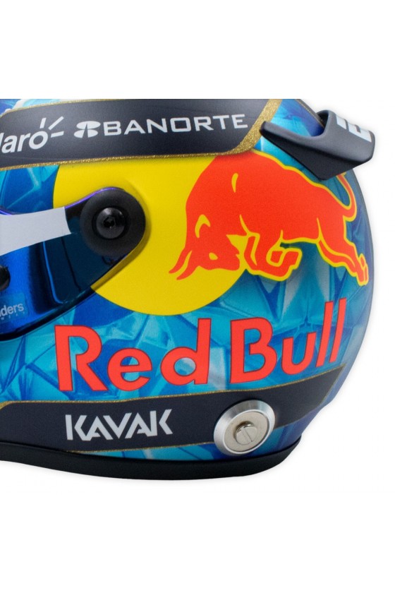 Casco Mini Helmet 1:2 Sergio Pérez 'Red Bull 2023' GP Mónaco