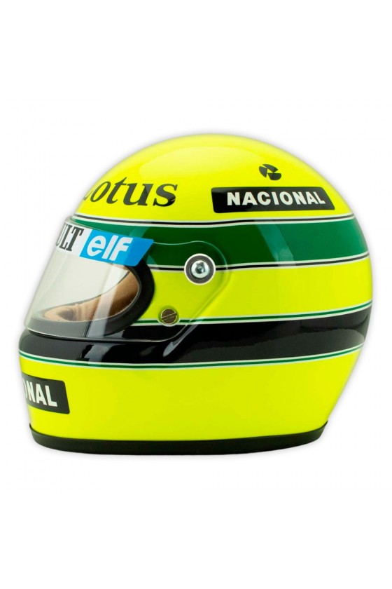Mini Helmet 1:2 Ayrton Senna ' Lotus 1985'