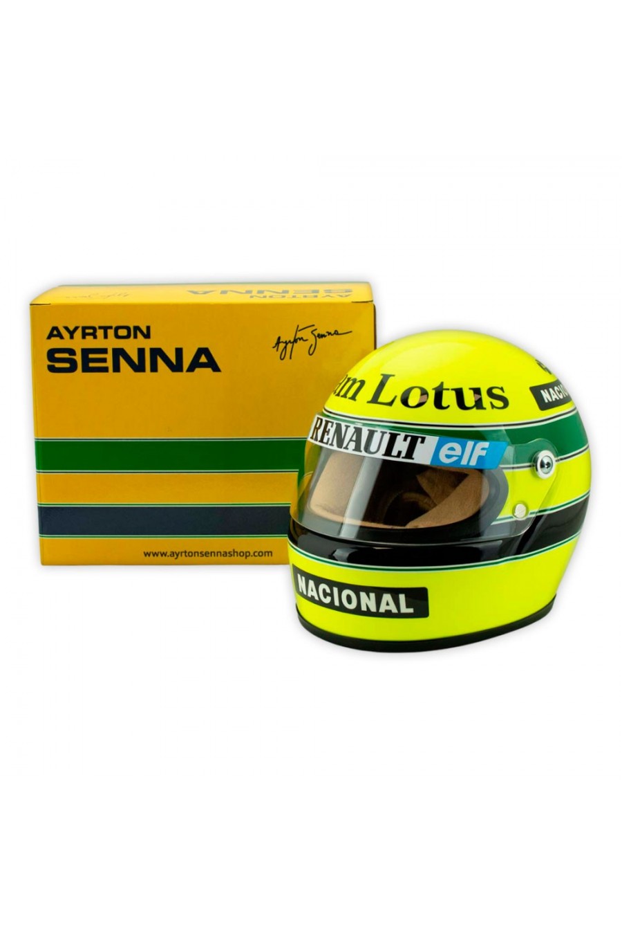 Casco Mini Helmet 1:2 Ayrton Senna 'Lotus 1985'