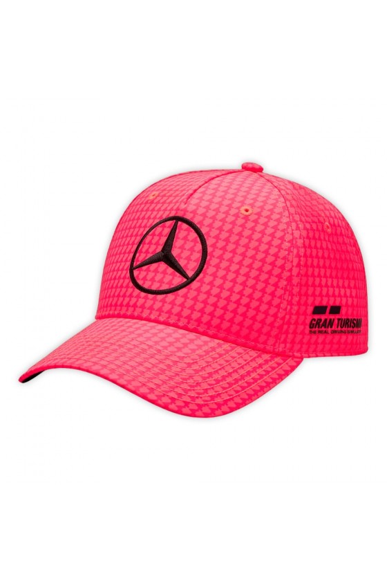 Lewis Hamilton Mercedes F1 Neon Pink Kappe