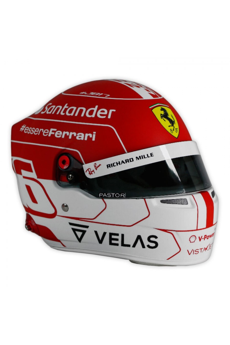 Mini Capacete 1:2 Charles Leclerc 'Ferrari 2022' GP de Mônaco