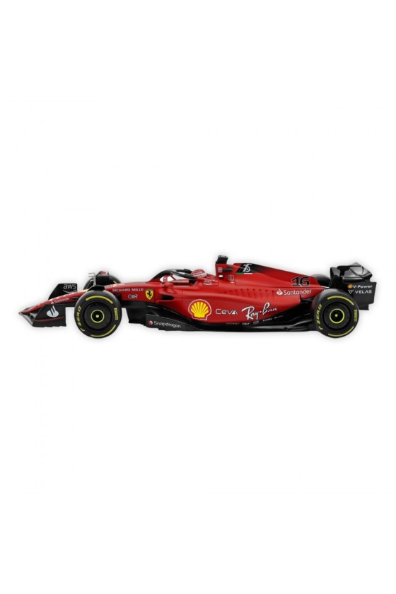 Miniaturauto der Scuderia Ferrari F1-75 2022 „Charles Leclerc“ im Maßstab 1:18