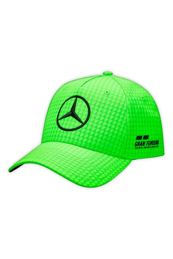 Gorra Lewis Hamilton Mercedes F1 Verde Neón