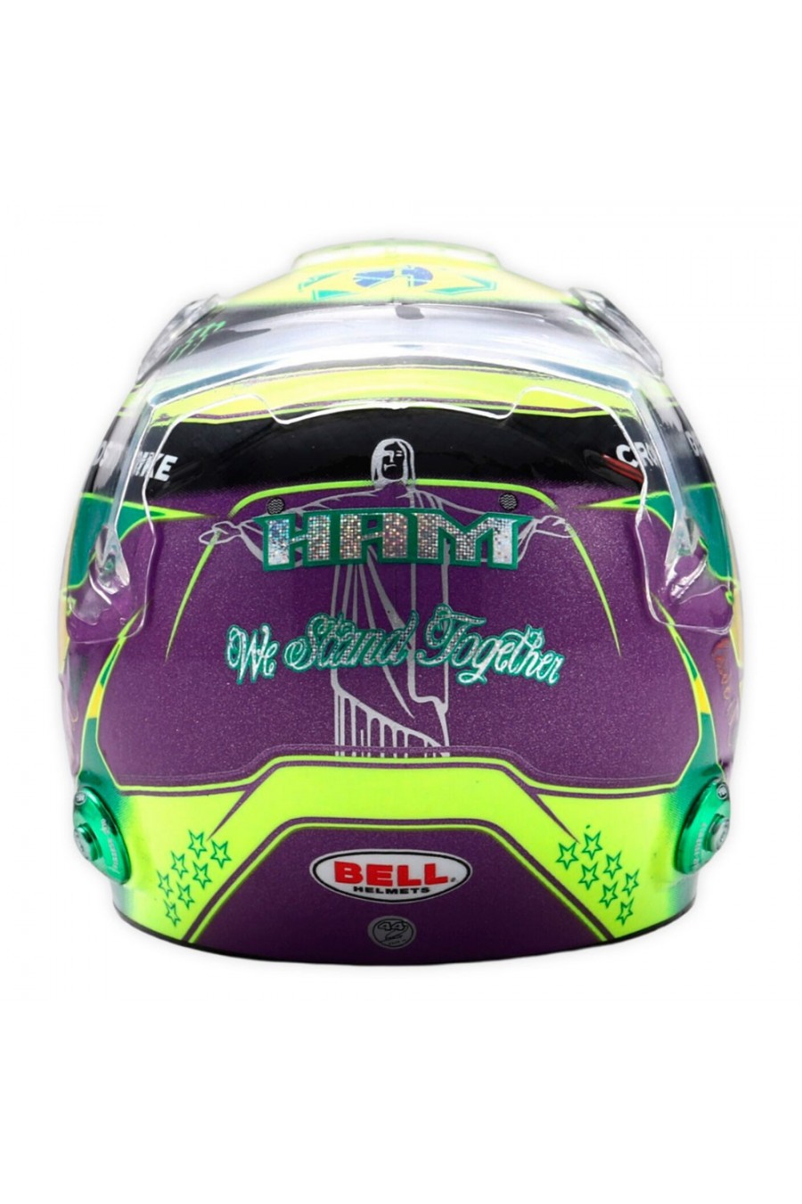 Casco Mini Helmet 1:5 Lewis Hamilton 'Mercedes 2022' GP Brazil
