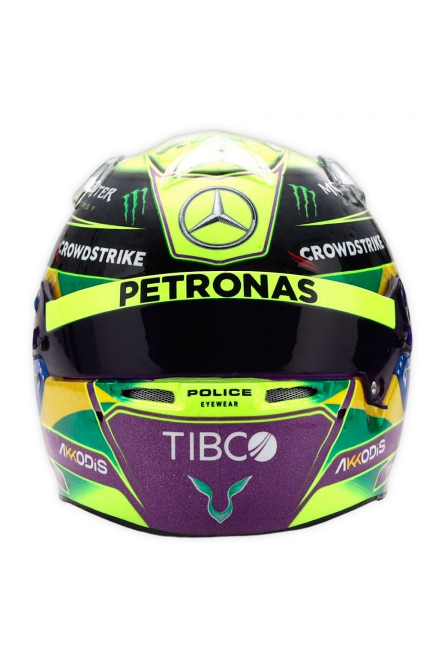 Casco Mini Helmet 1:5 Lewis Hamilton 'Mercedes 2022' GP Brazil