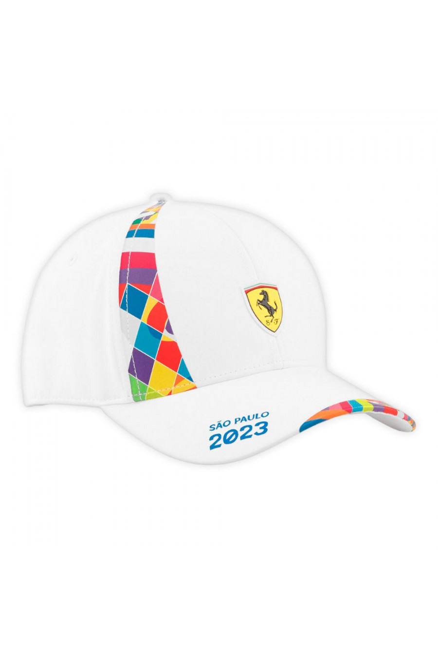 Acquista Cappellino Ferrari F1 GP Brasile. Disponibile in bianco, unisex