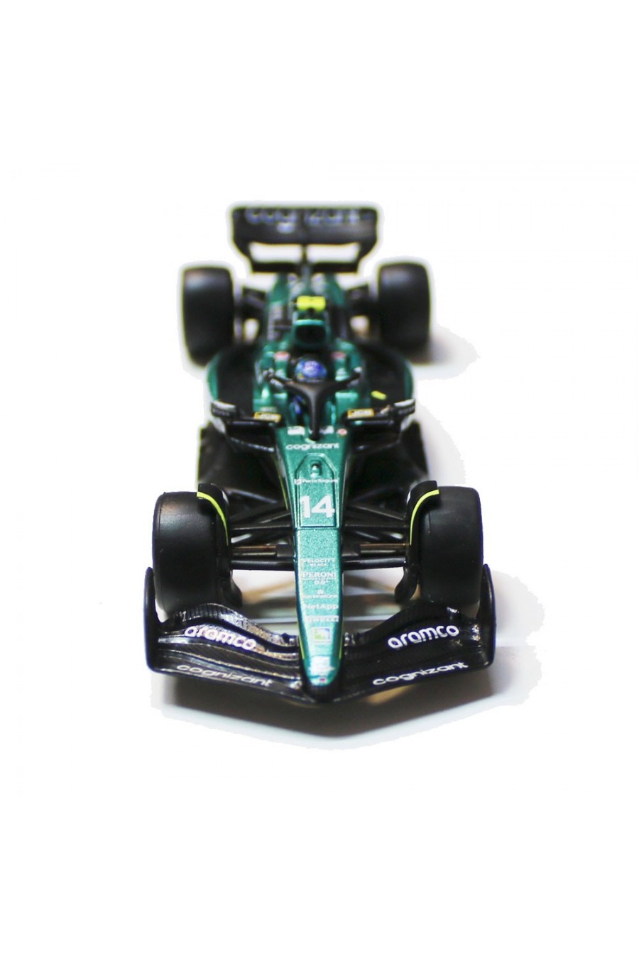 Carro em miniatura 1:84 Aston Martin 2023 'Fernando Alonso'