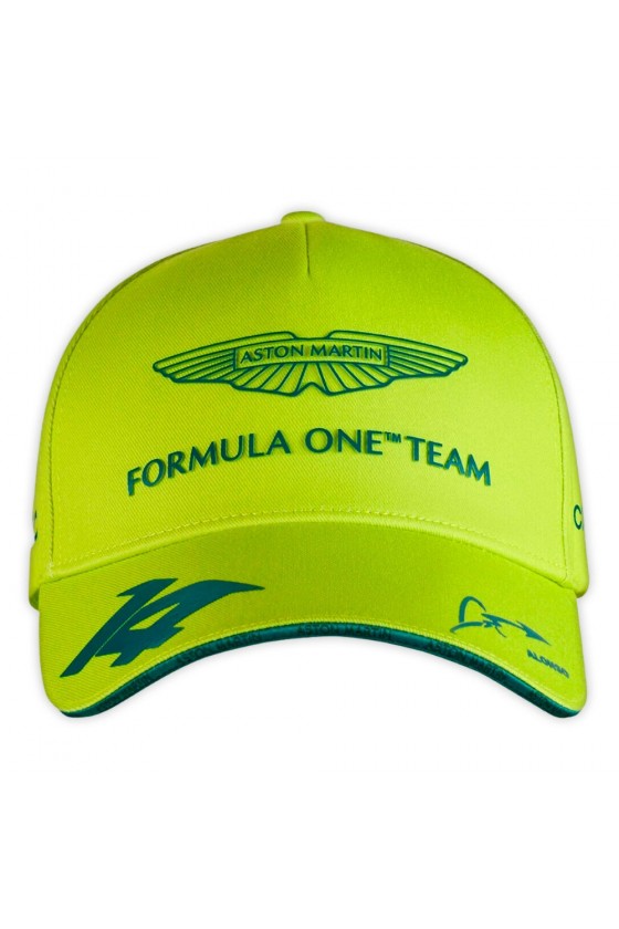 Fernando Alonso Aston Martin F1 Cap - Limette