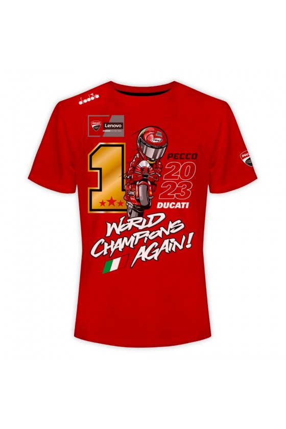 Francesco Bagnaia Wereldkampioen 2023 T-shirt