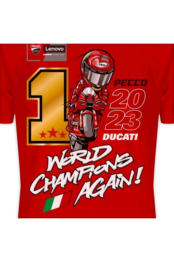 T-shirt Francesco Bagnaia Champion du Monde 2023