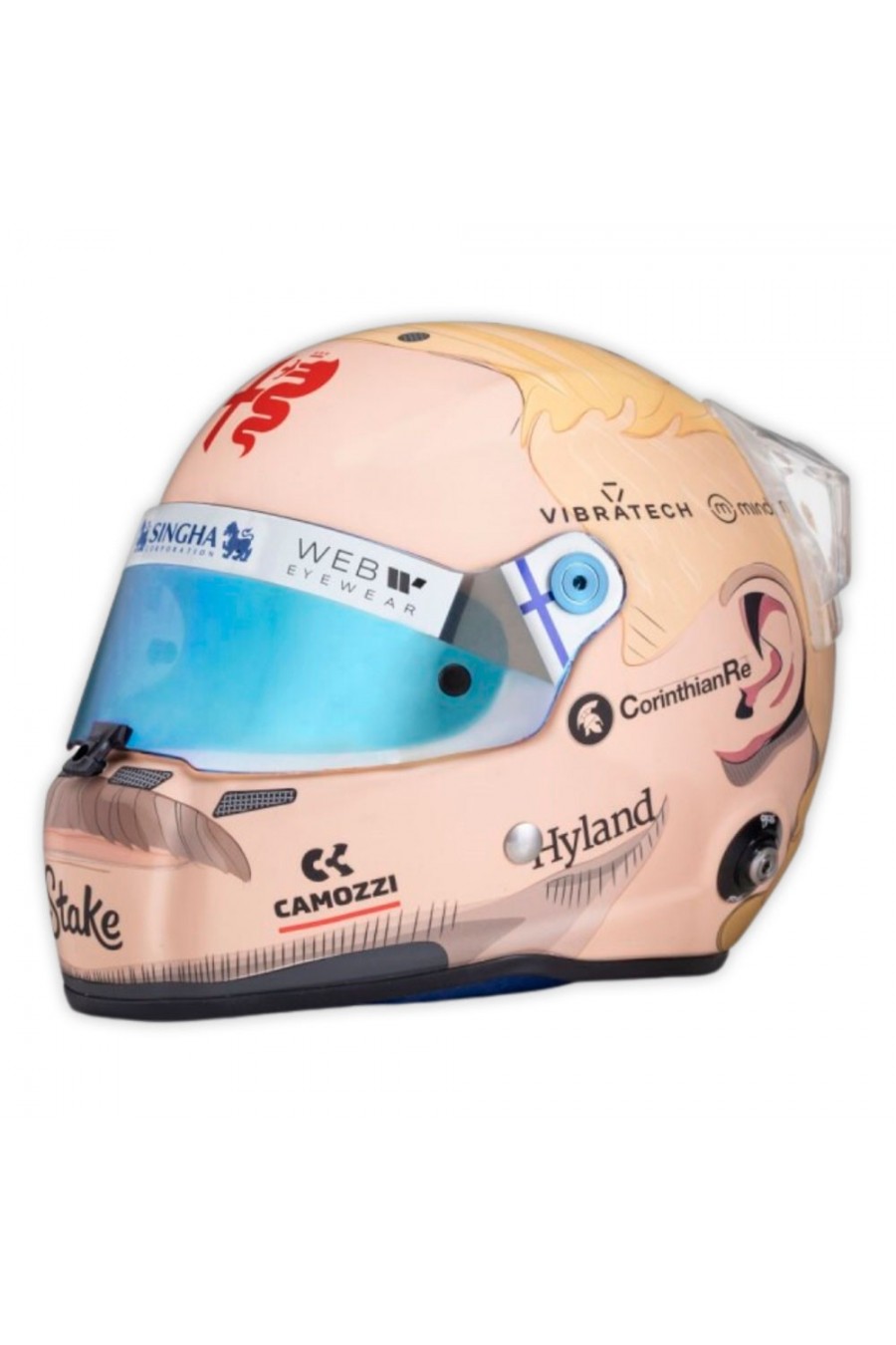 Casco Mini Helmet 1:2 Valtteri Bottas 'Alfa Romeo 2023' Test