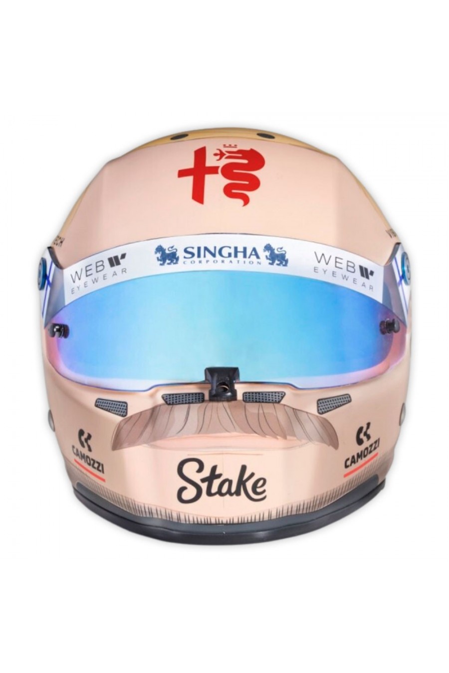 Casco Mini Helmet 1:2 Valtteri Bottas 'Alfa Romeo 2023' Test