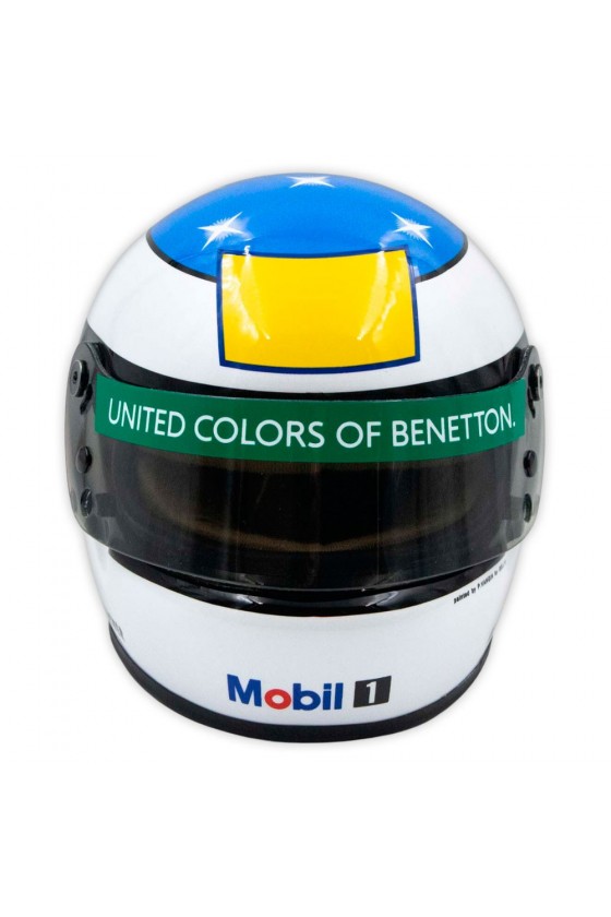 Mini capacete 1:2 Michael Schumacher 'Benetton 1992' Spa GP