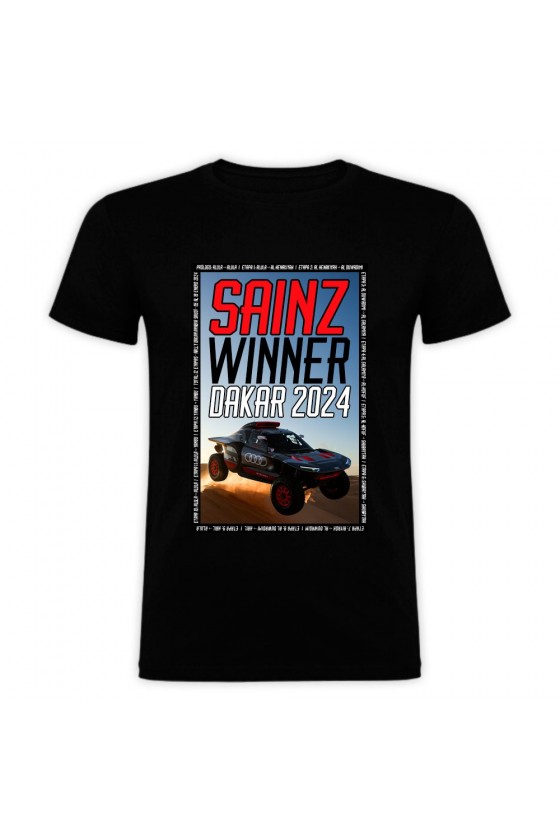 Carlos Sainz Dakar 2024 T-shirt Zwart