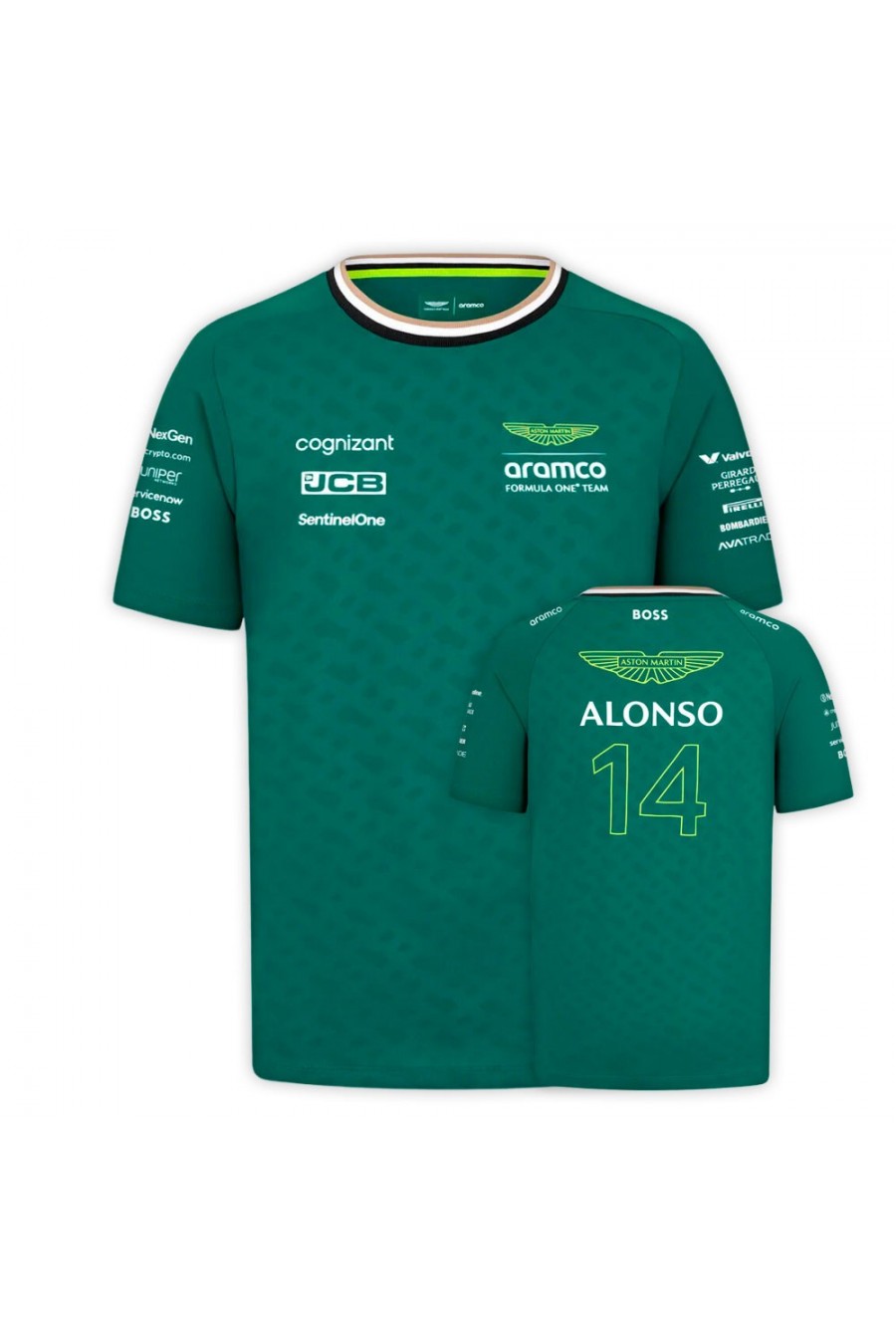 Gorra Aston Martin Aramco Cognizant F1 2024 Fernando Alonso Team - Verde -  Niños