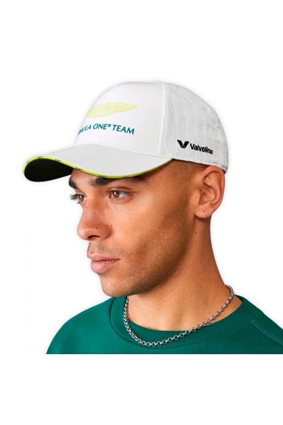 Casquette Aston Martin F1 Blanche