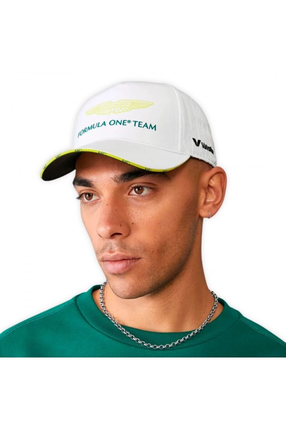 Cappellino bianco Aston Martin F1