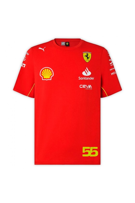 Maglietta Carlos Sainz Ferrari F1