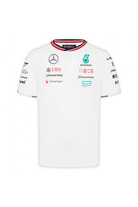 Camiseta Mercedes F1 Branca